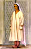 старинный костюм молодой женщины из Рушана